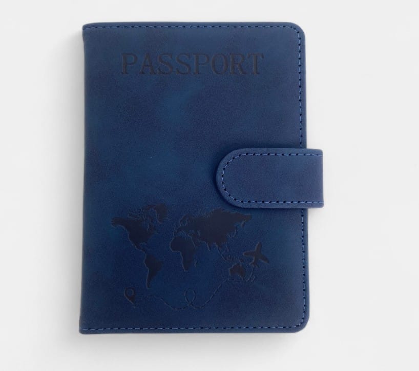 Passport cover-   Blue
